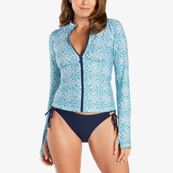 NEW Helen Jon Beach Break Rash Guard Upf 50+ Montrose